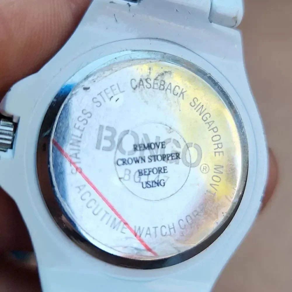 Bongo Quartz Rhinestone Accutime Watch Corp Watch
